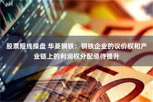 股票短线操盘 华菱钢铁：钢铁企业的议价权和产业链上的利润权分配亟待提升