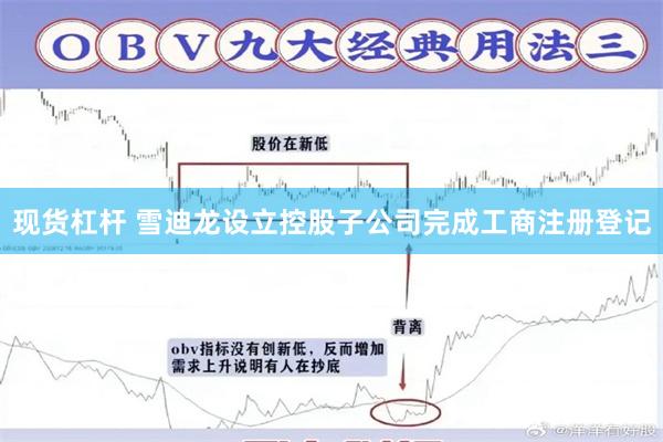 现货杠杆 雪迪龙设立控股子公司完成工商注册登记