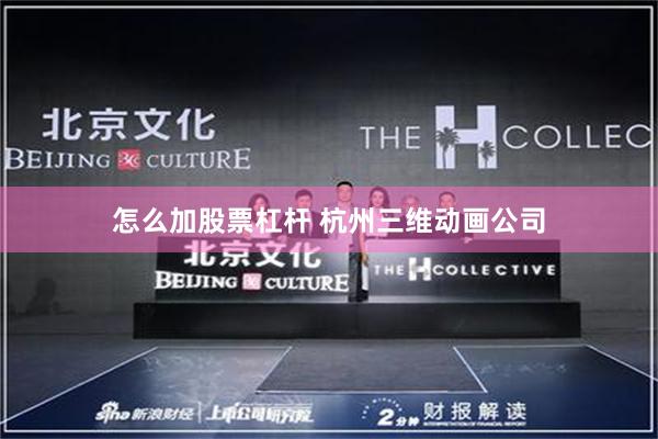 怎么加股票杠杆 杭州三维动画公司