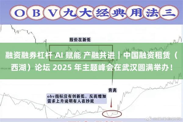 融资融券杠杆 AI 赋能 产融共进|中国融资租赁(西湖)论坛 2025 年主题峰会在武汉圆满举办!